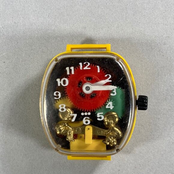 VINTAGE MERRY MANUFACTURING WIND UP TEETER TOTTER WATCH No Band 1969-1972
